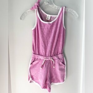 Shade Critters Pink Terry Girls Romper